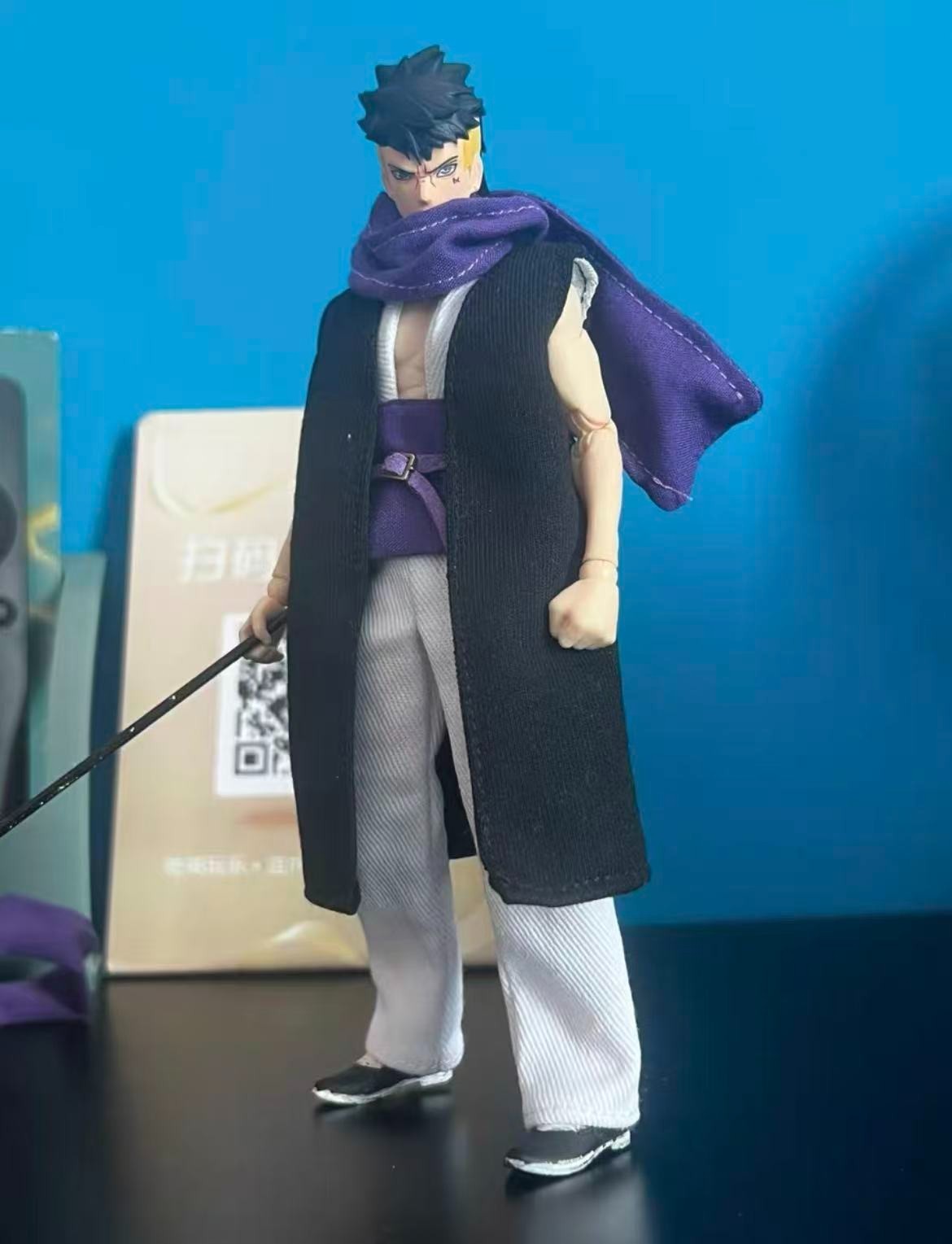 custom Kawaki 1/12 SHF 6 inch shf Figure  NARUTO NEXT GENERATIONS