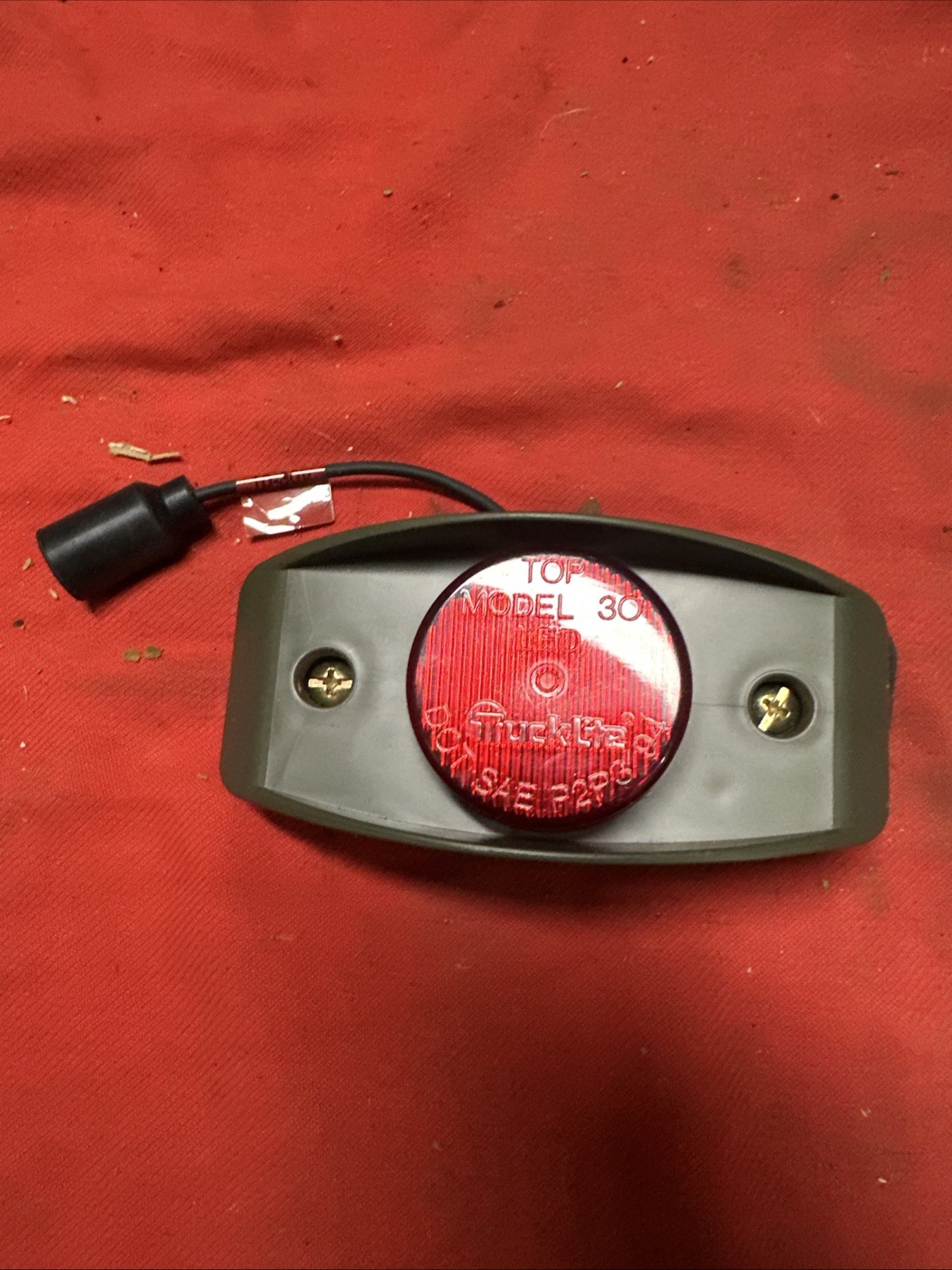 TRUCKLITE MILITARY RED GREEN LED Side Marker W/BUCKET H1 Hummer Humvee Army 24v