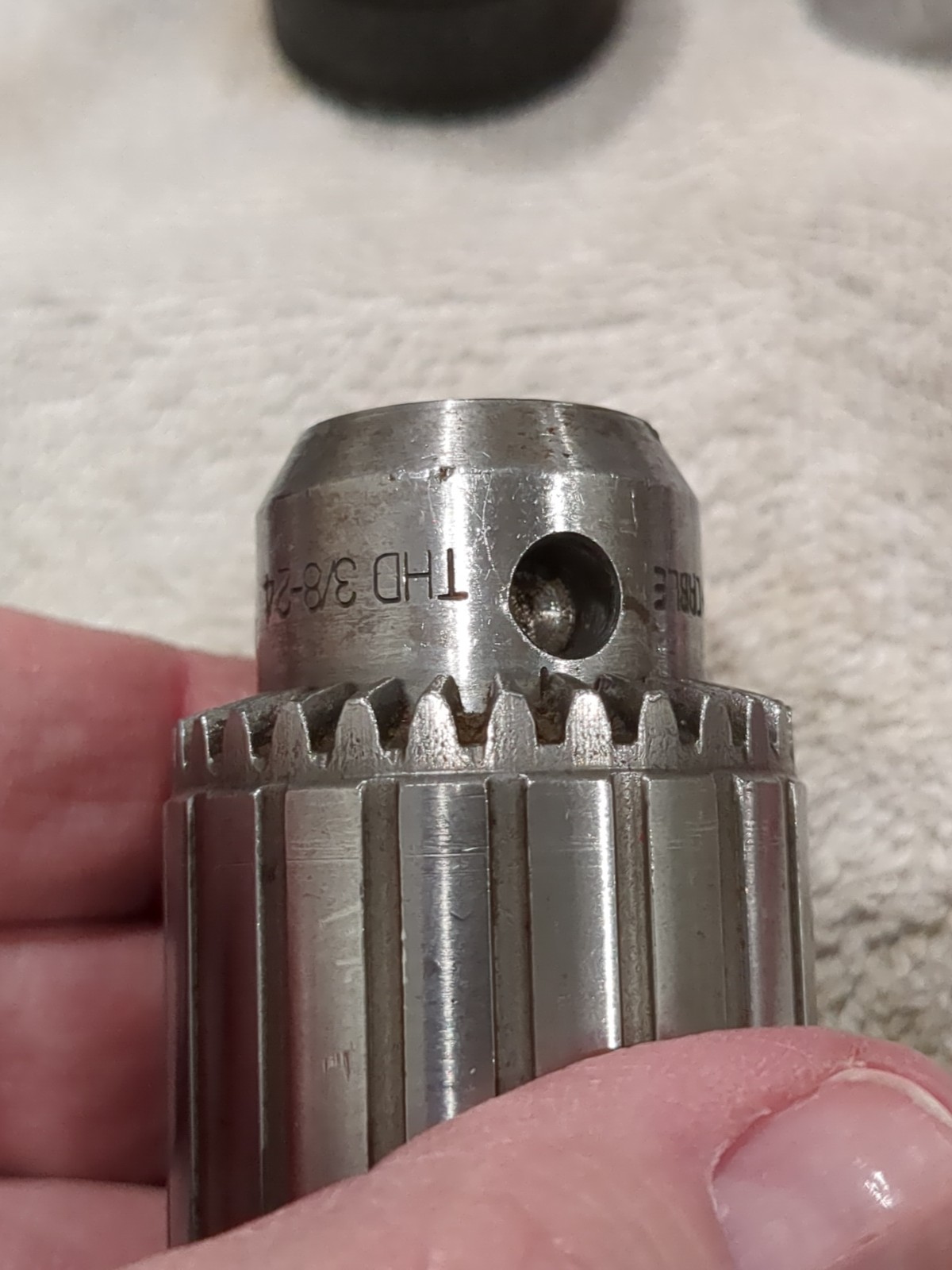 Porter Cable Drill Chuck Capacity 0-3/8" Mount 3/8-24