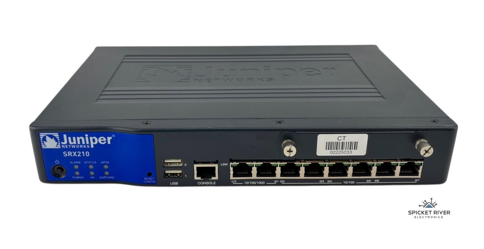 Juniper Networks SRX210 8-Port VPN Firewall Security Appliance Services Gateway