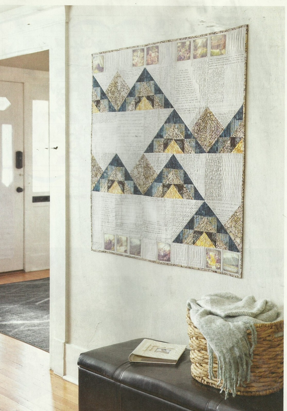 A0308 MOUNTAIN MEMORIES WALLHANGING  QUILT PATTERN/INSTRUCTIONS