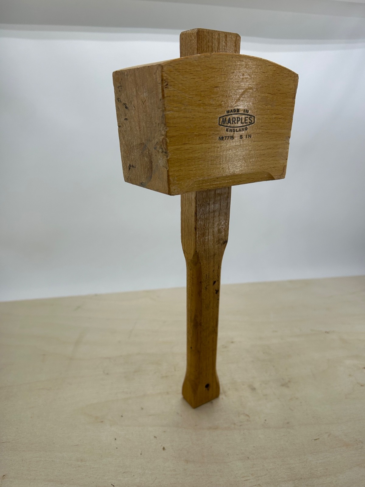 Marples England NO 7715 5"Beech wood mallet carpenters (6836)