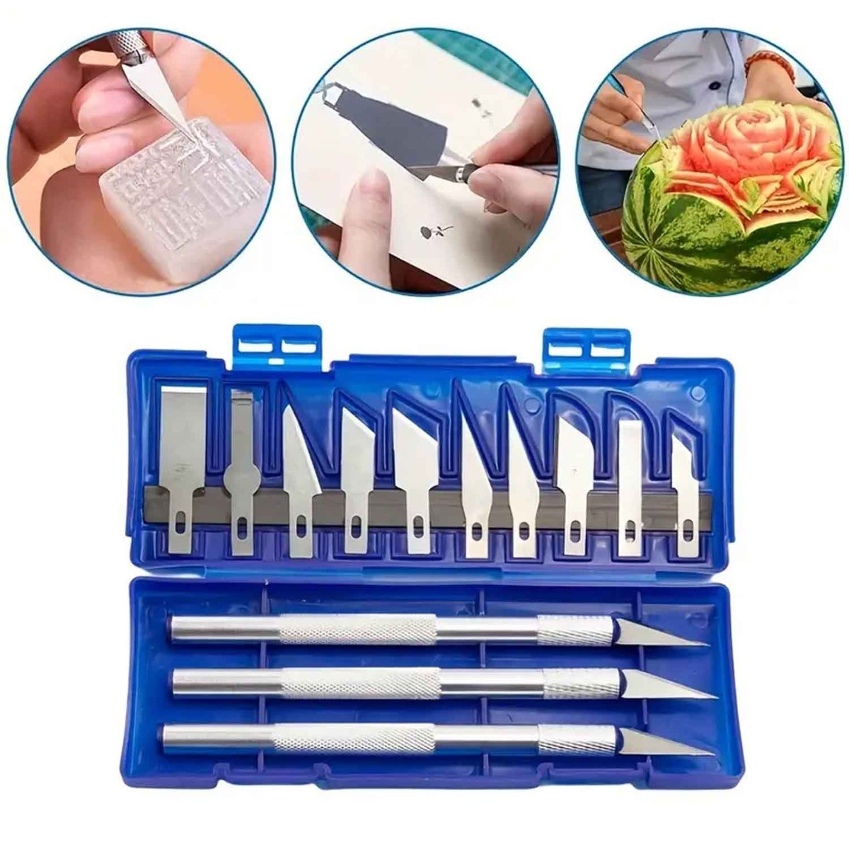 13Pcs Metal Carving Knife Set