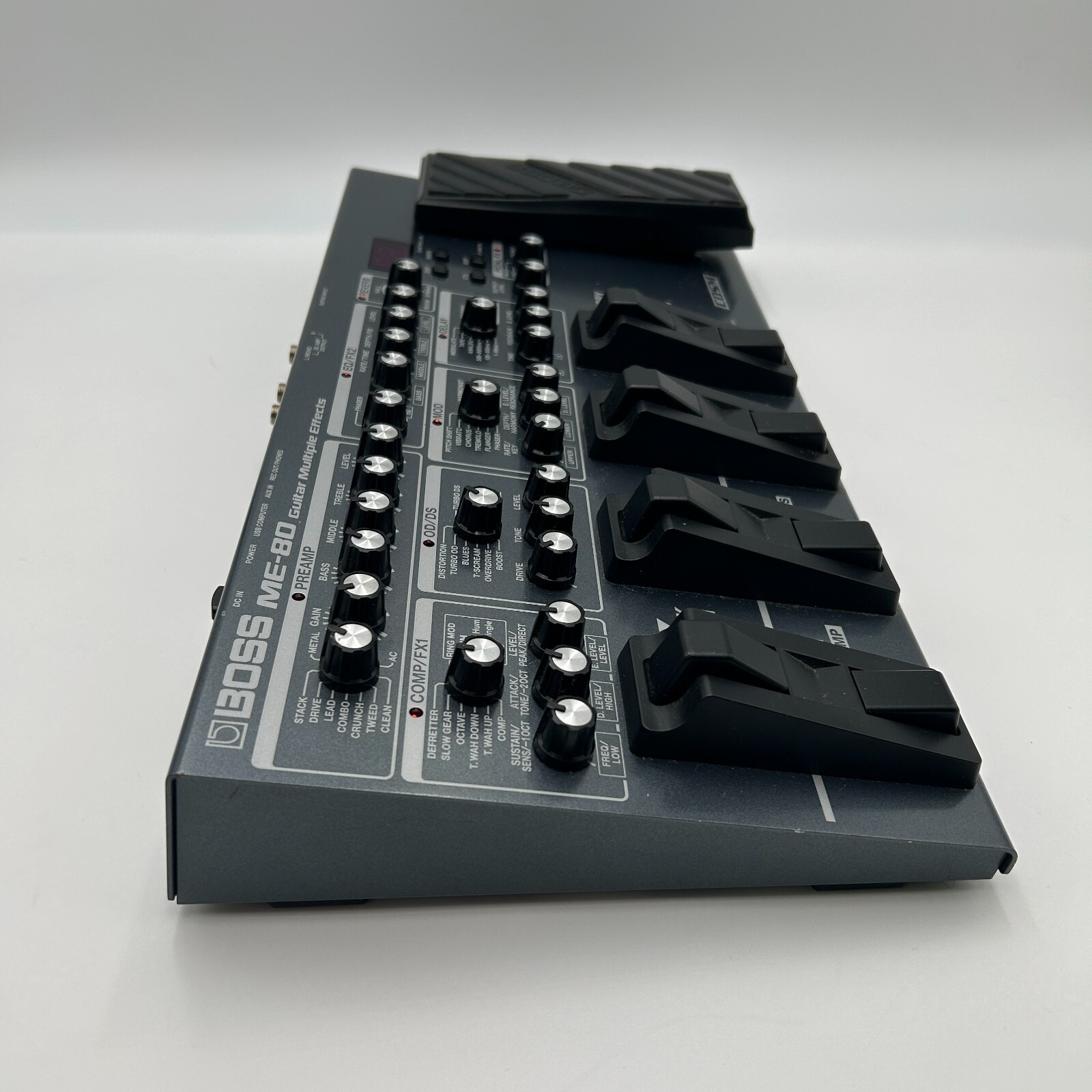 Used Boss ME-80 Guitar Multiple Effects Pedal Good Condition Operation Confirmed