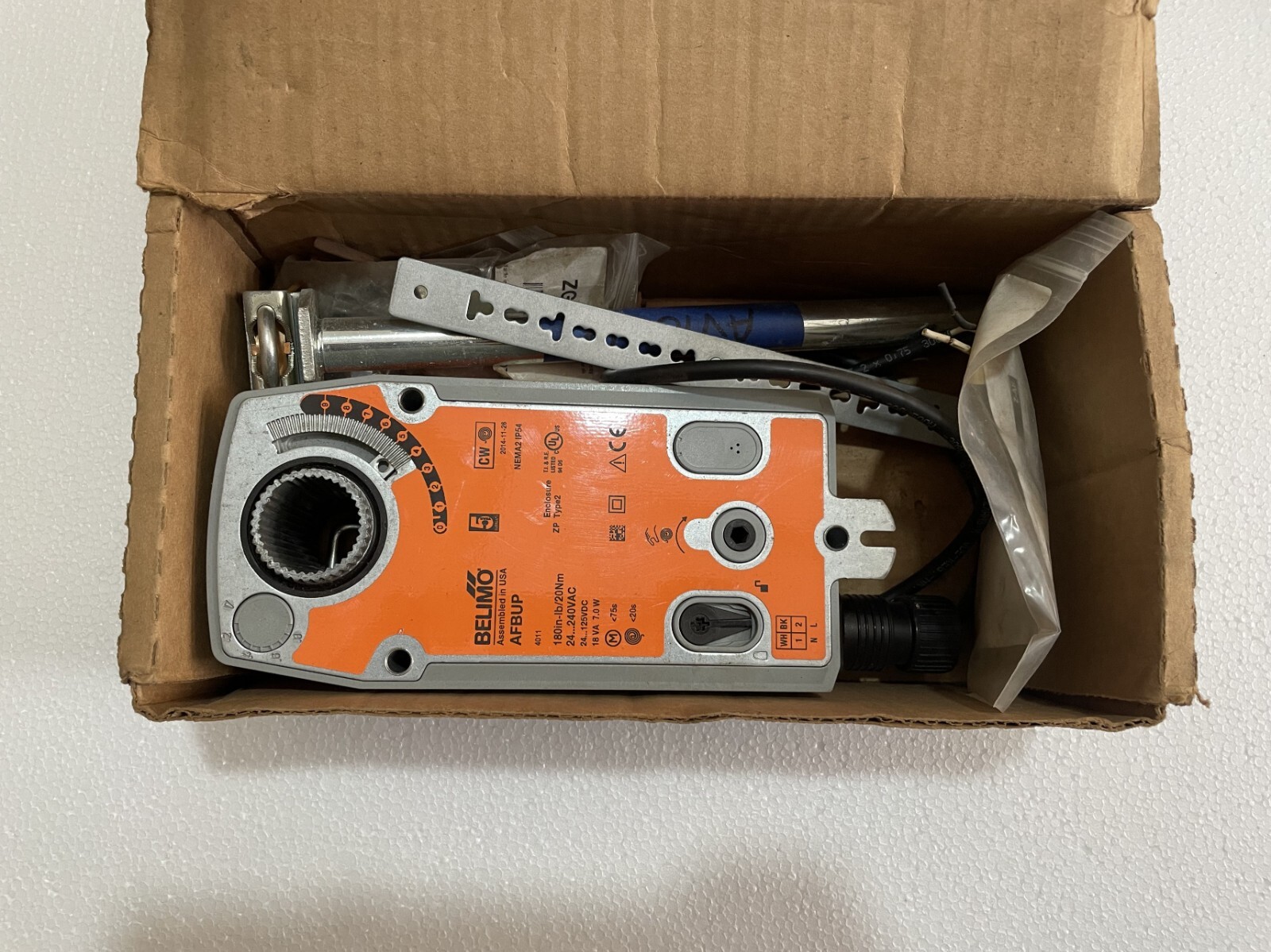 Belimo AFBUP Fire and smoke dampers / Spring-return actuator - Belimo AFBUP