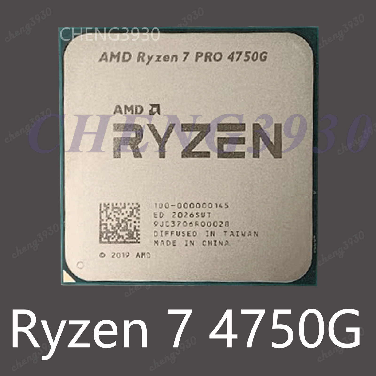 AMD Ryzen7 PRO 4750G 3.6GHz 8-Cores Socket AM4 CPU Processor