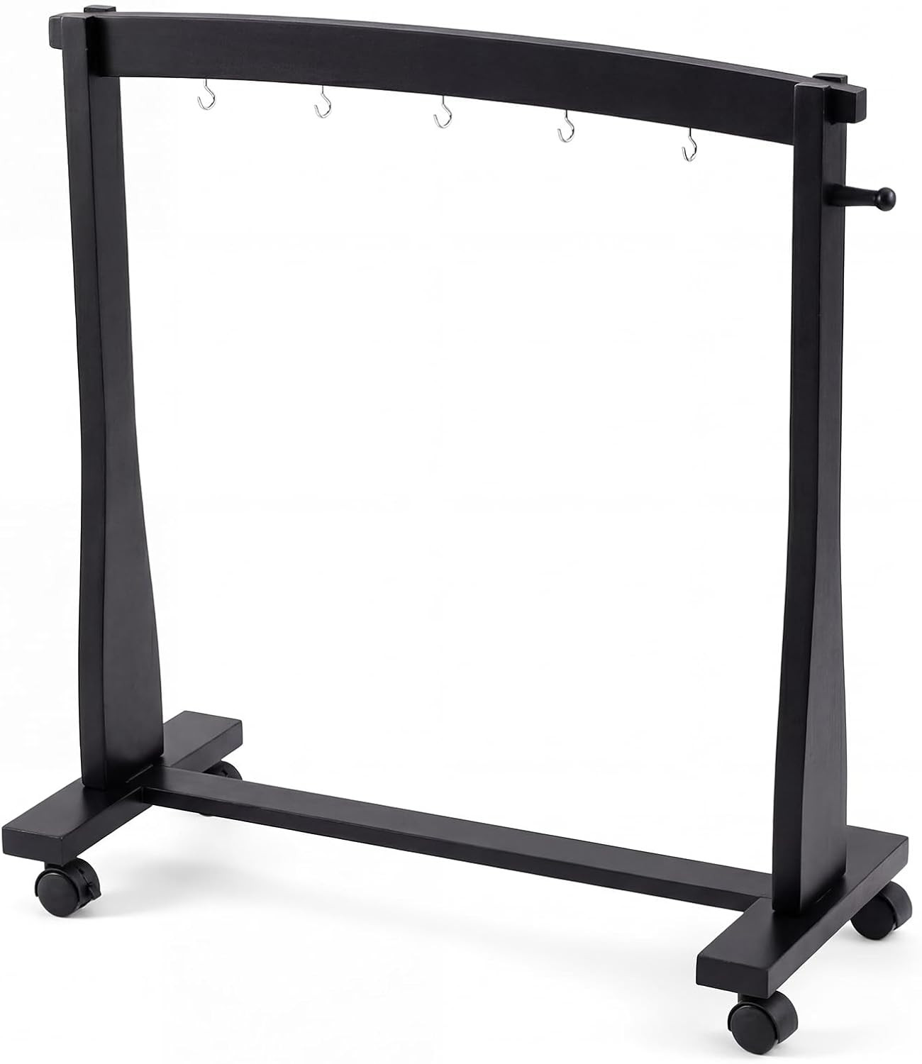 Gong Chimes Wood Stand for 14 to 22 Gongs with Base for 1 Gong or 5 Chimes Wood