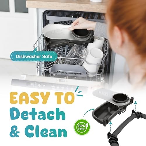 Universal Stroller Snack Tray with Cup Holder 2 in 1 - Stroller Tray