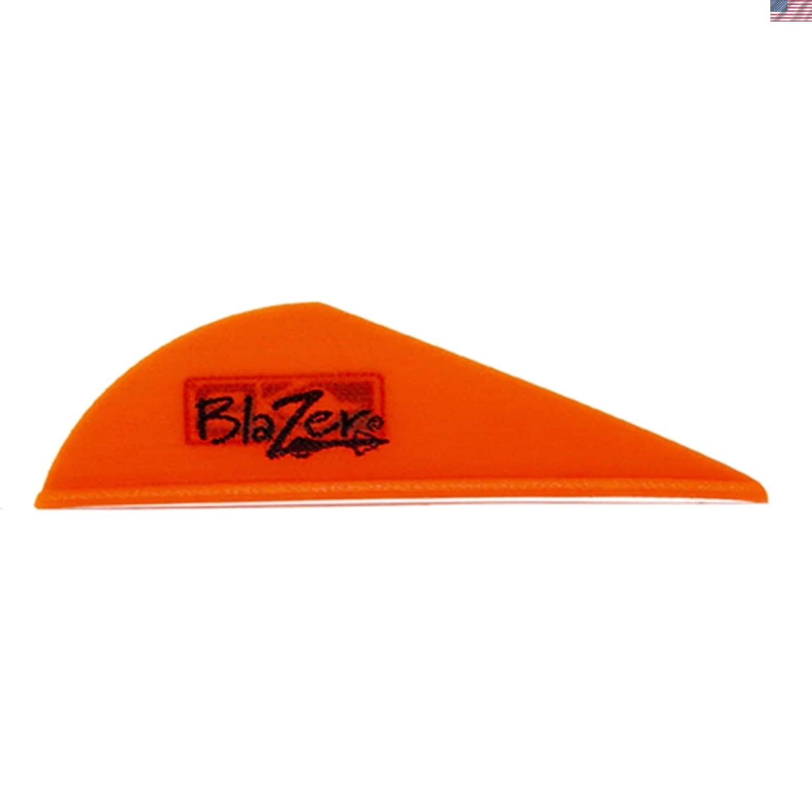 Lightweight 6-Grain Archery Vanes - Neon Orange for Enhanced Trajectory Control