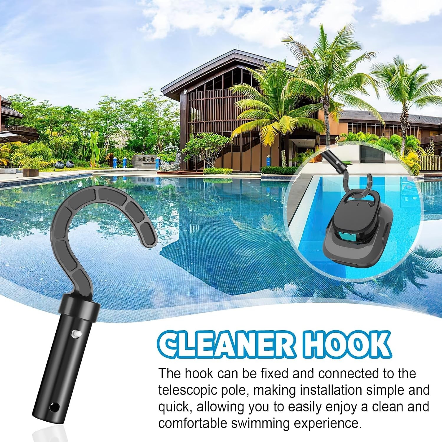 Quality Robotic Pool Cleaner Hook - Effortless Maintenance Accessory