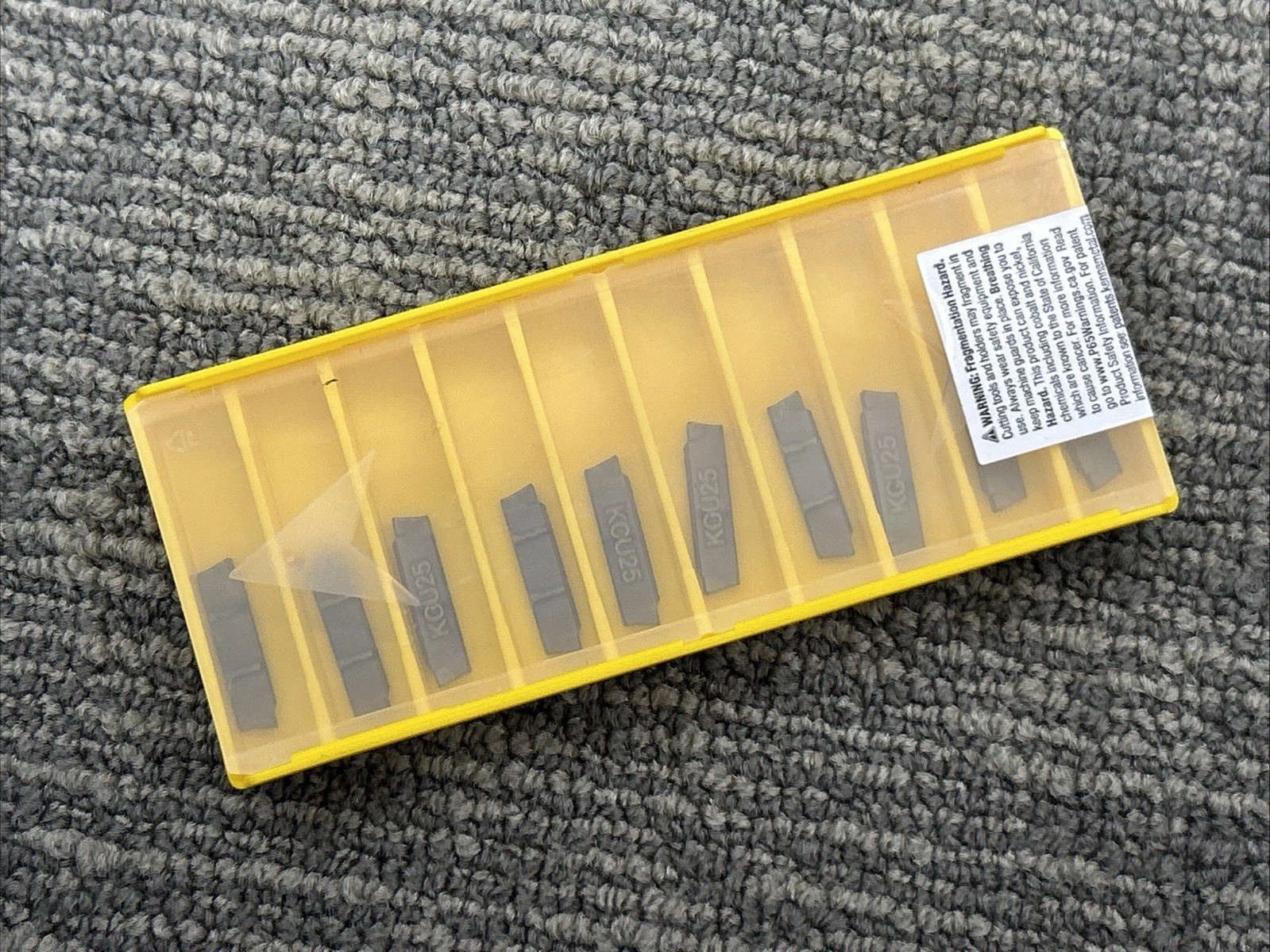 10 Kennametal carbide grooving inserts A4G0205M02U02GMP KC5010 ( 2.05 hertel )
