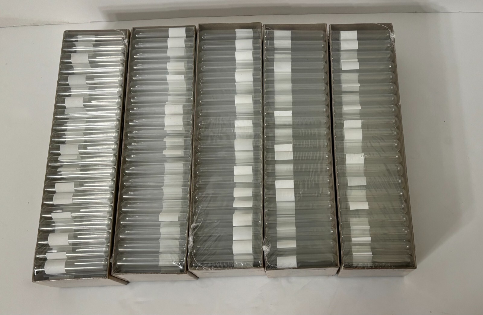 Chase Scientific 75 mm Glass Test Tube, Bleeding Round Bottom sealed  500 Tubes