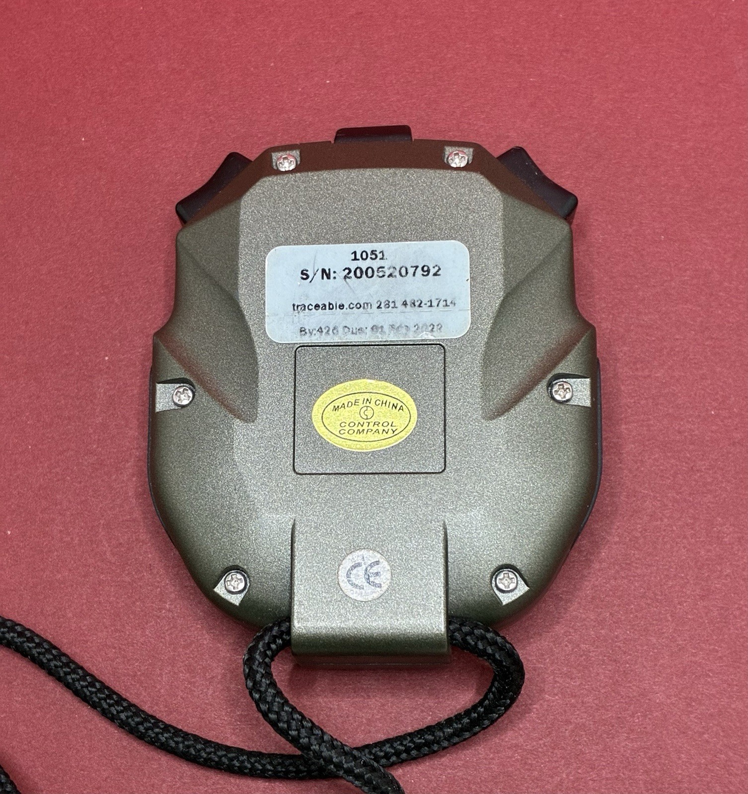 Traceable 1051 Digital Stopwatch Large Big Digit Stop Watch
