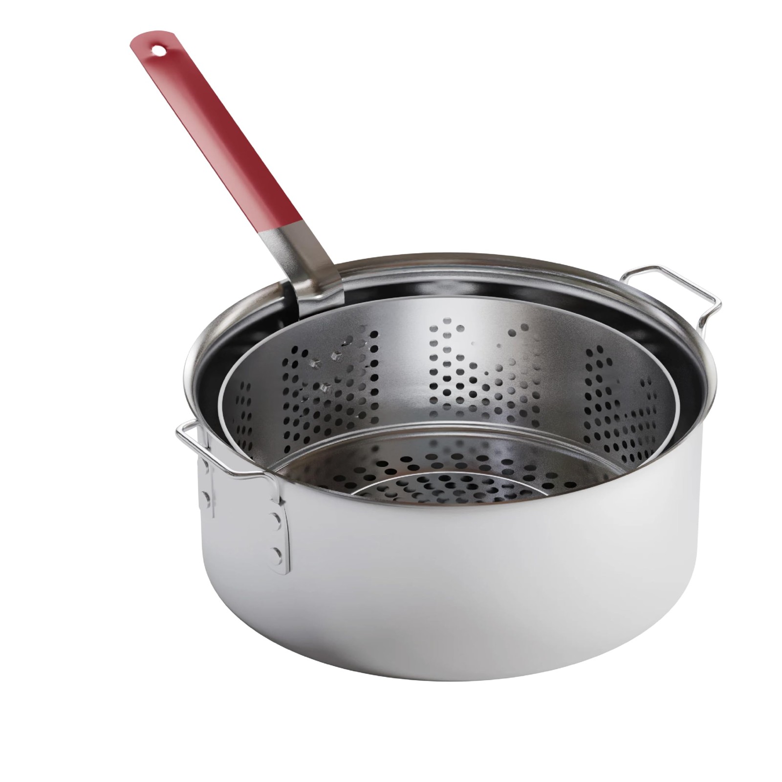 Gas One Aluminum Cooking Pot Deep Fryer with Basket – 10QT 10 QT,