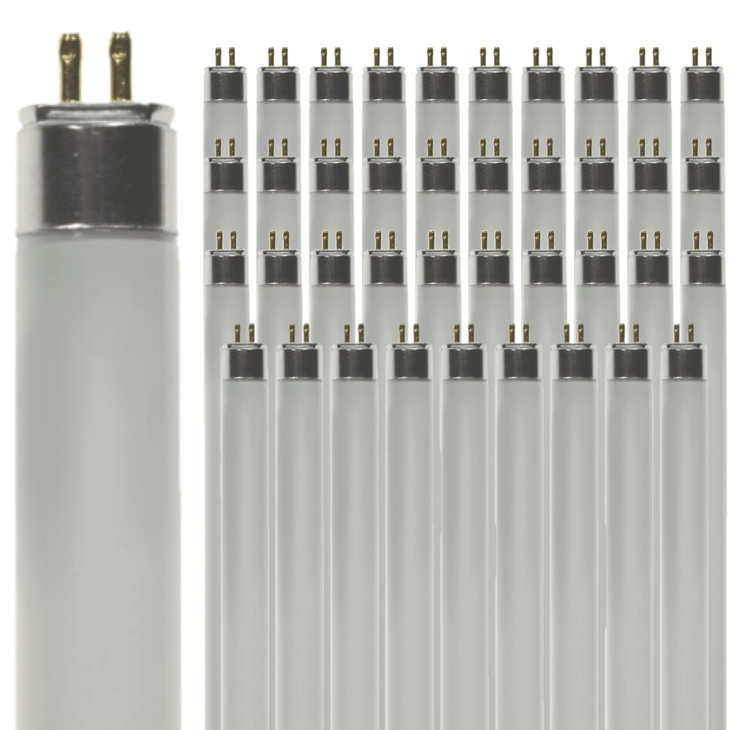 40 Pack F54T5/865 T5 Fluorescent Bulb High Output 54W 6500K Daylight G4 Bi-Pin