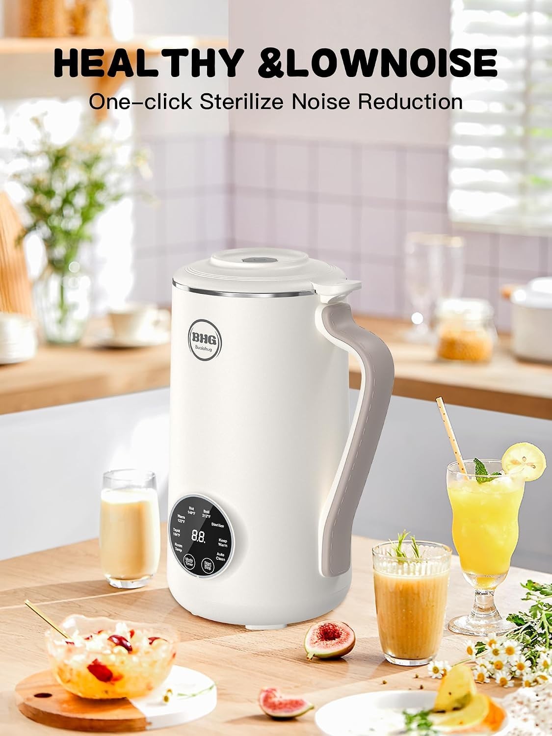 40oz Nut Milk Maker Machine Multifunctional Automatic 10 Blades Beverage Maker