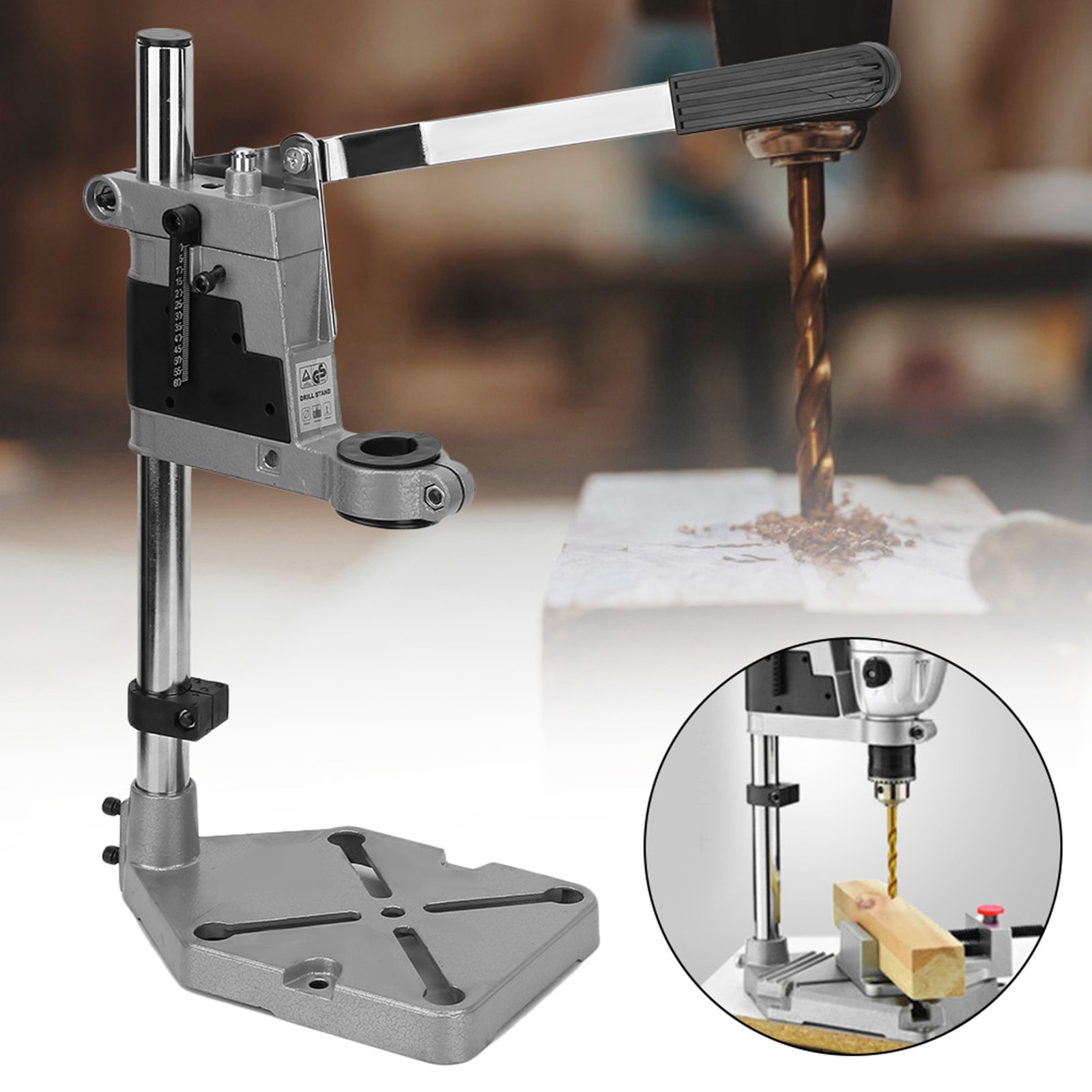 Drill Press Tool Workstation Adjustable Press Tool Holder Bench Clamp Universal