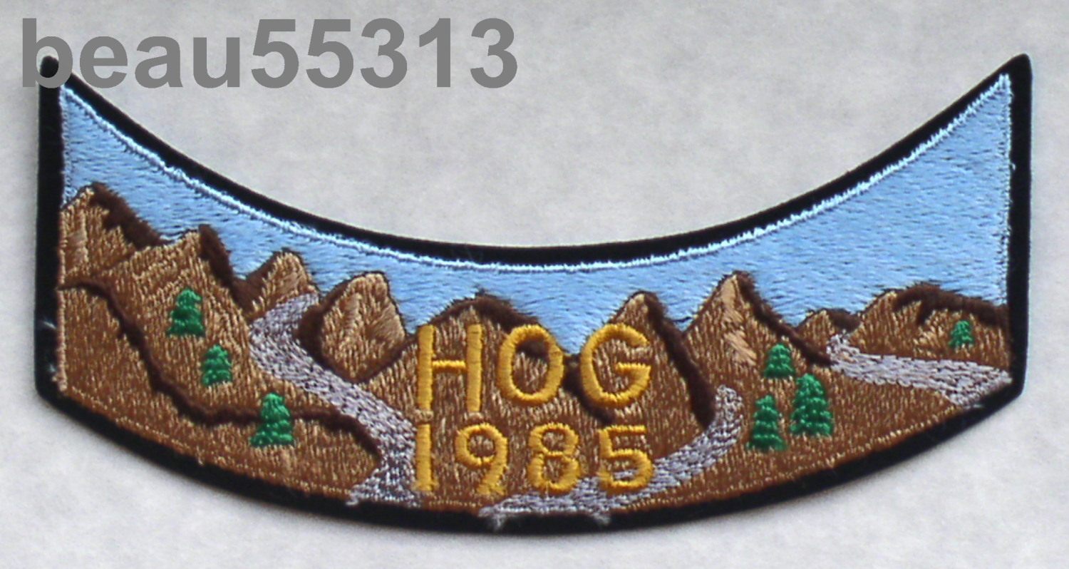 HARLEY DAVIDSON OWNERS GROUP HOG H.O.G. 1985 VEST PATCH 85