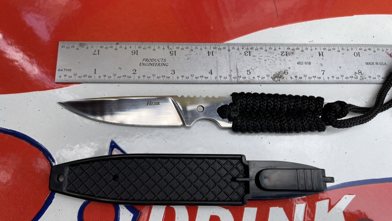 Kizlyar Russian knife Needle AUS-8