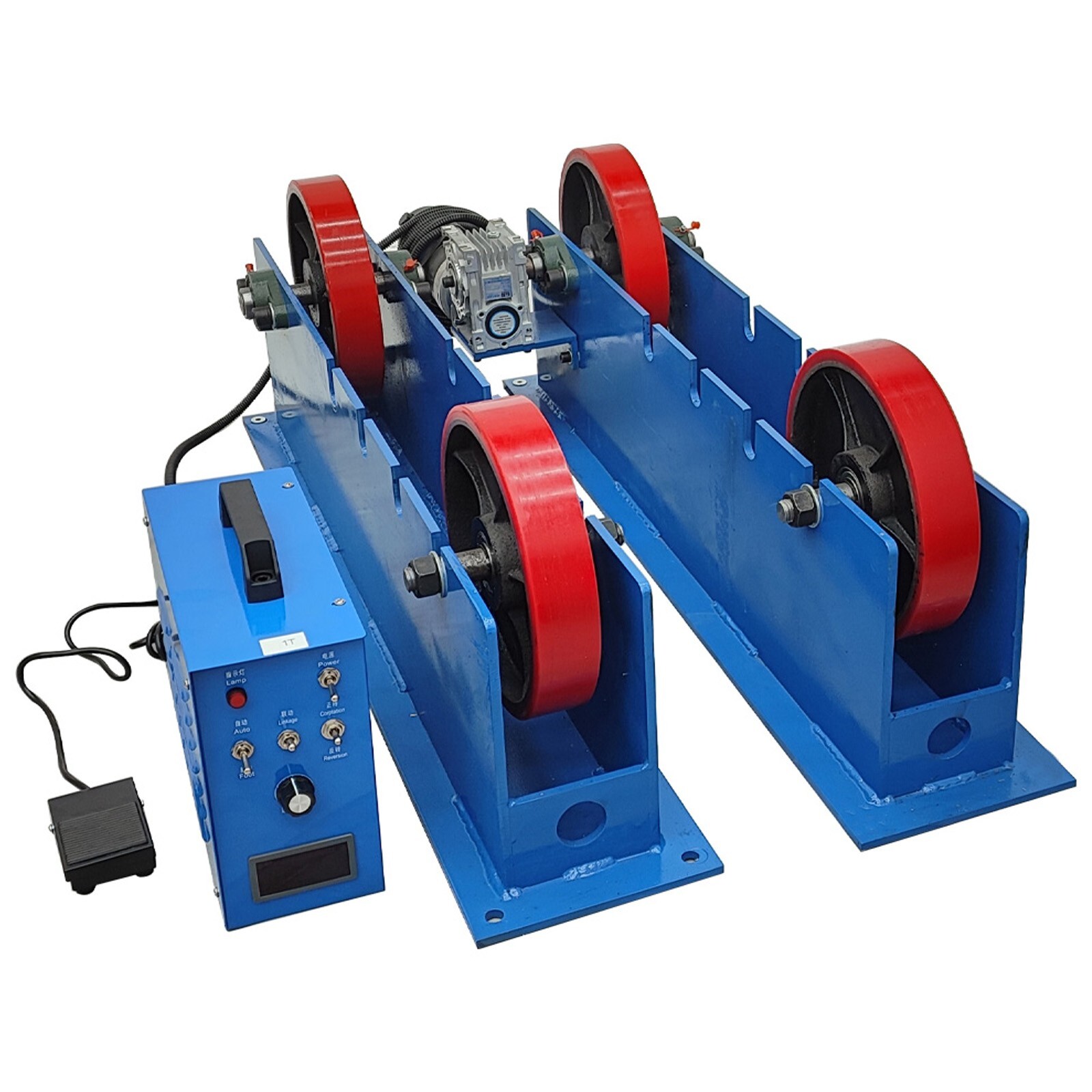 1 Ton Adjustable Welding Tank Turning Rolls 110V Pipe Welding Roller Rack