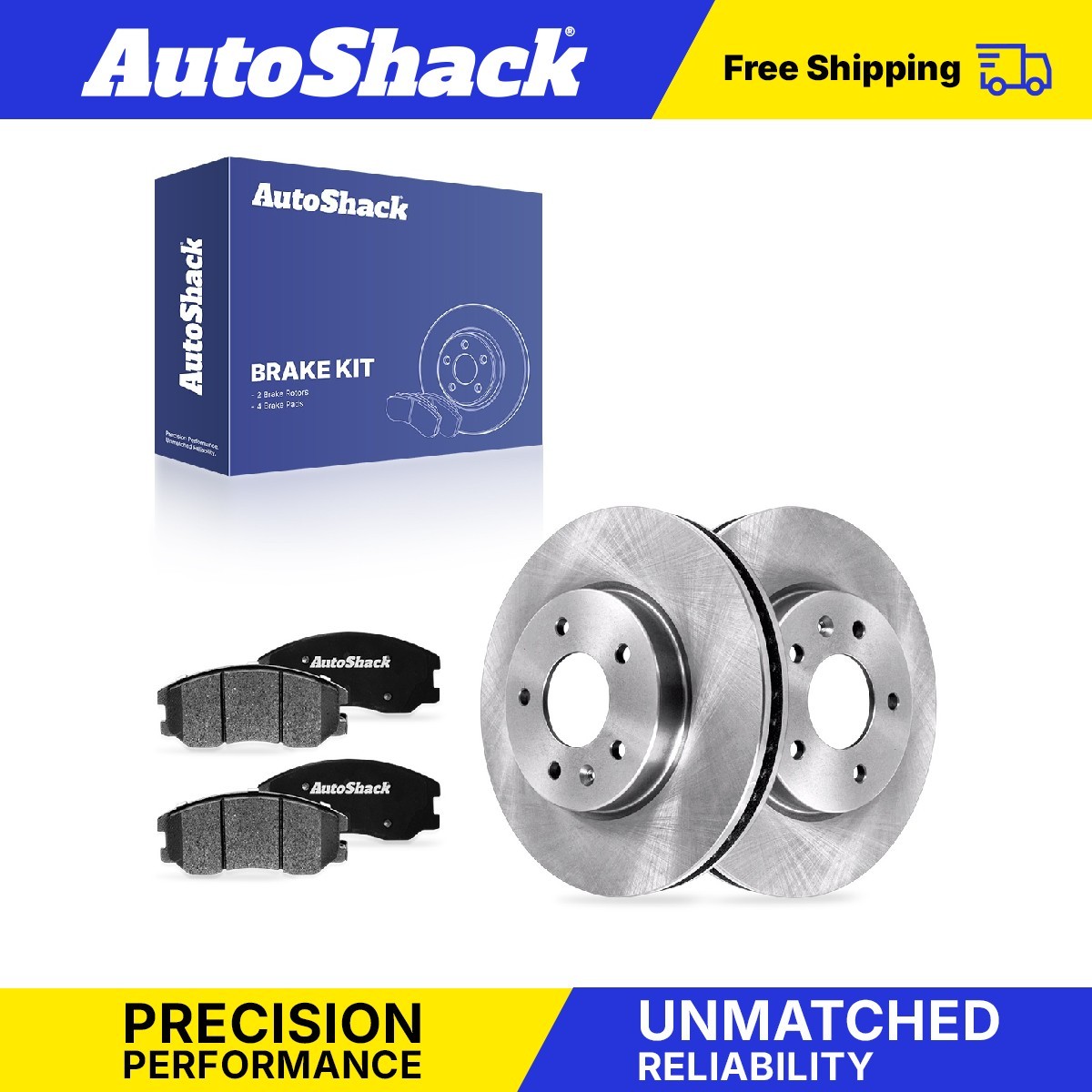 Front Brake Rotors Ceramic Pads for 2007-2009 Chevrolet Equinox
