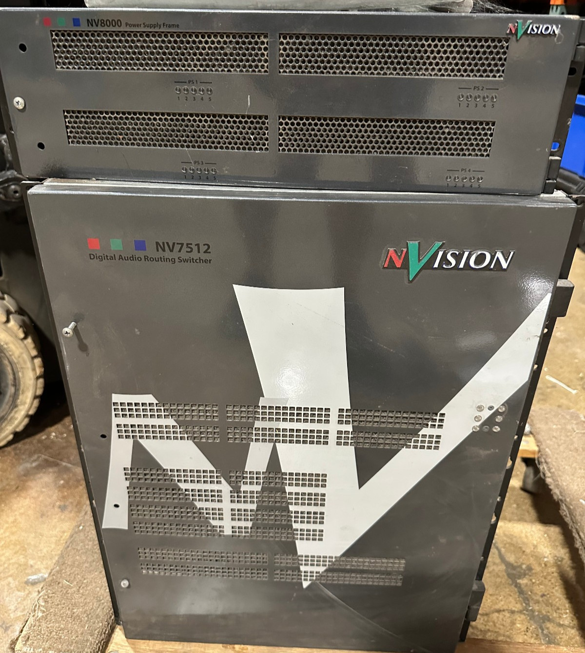 NVision NV7512 Audio Router - MADI AES Analog Audio