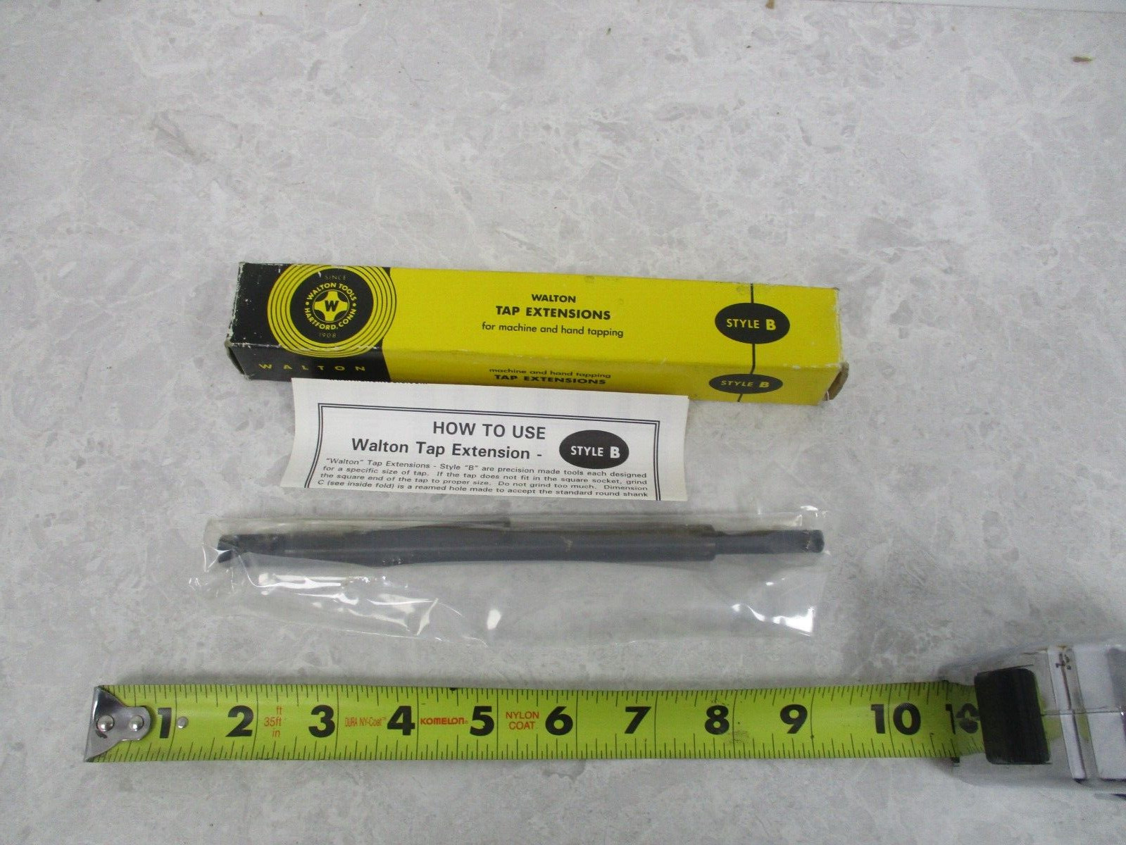 WALTON 5/16 TAP EXTENSION STYLE B, V0352