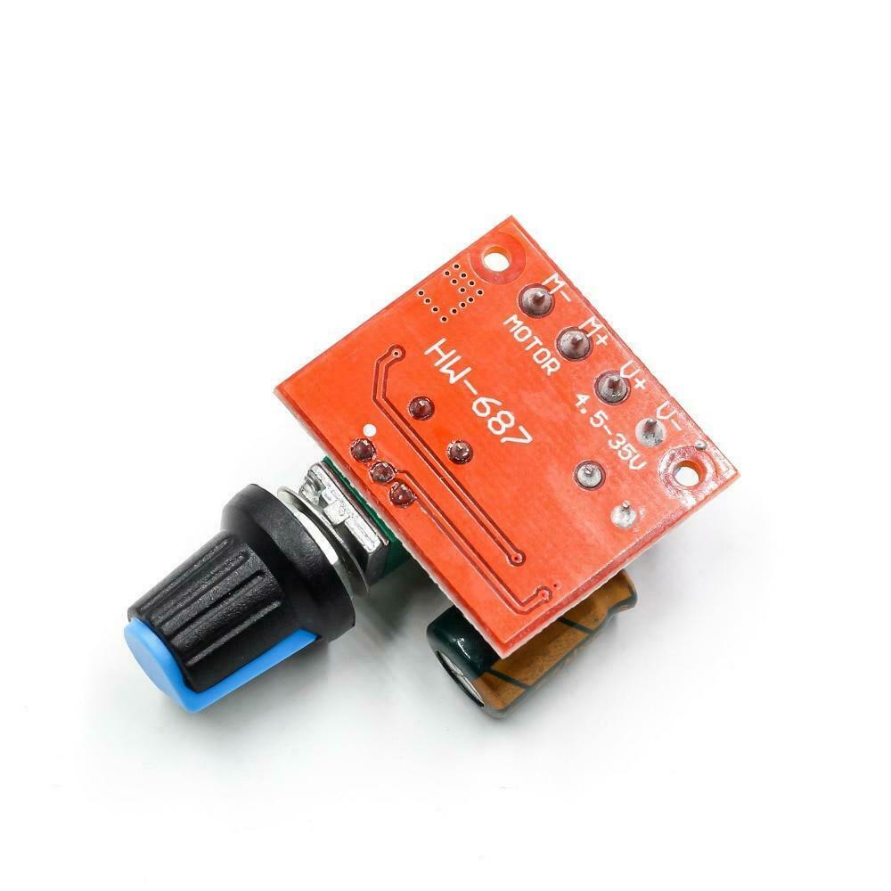 Mini 5A 90W PWM 4.5-35V DC-DC Motor Speed Controller Module Regulator Adjustable