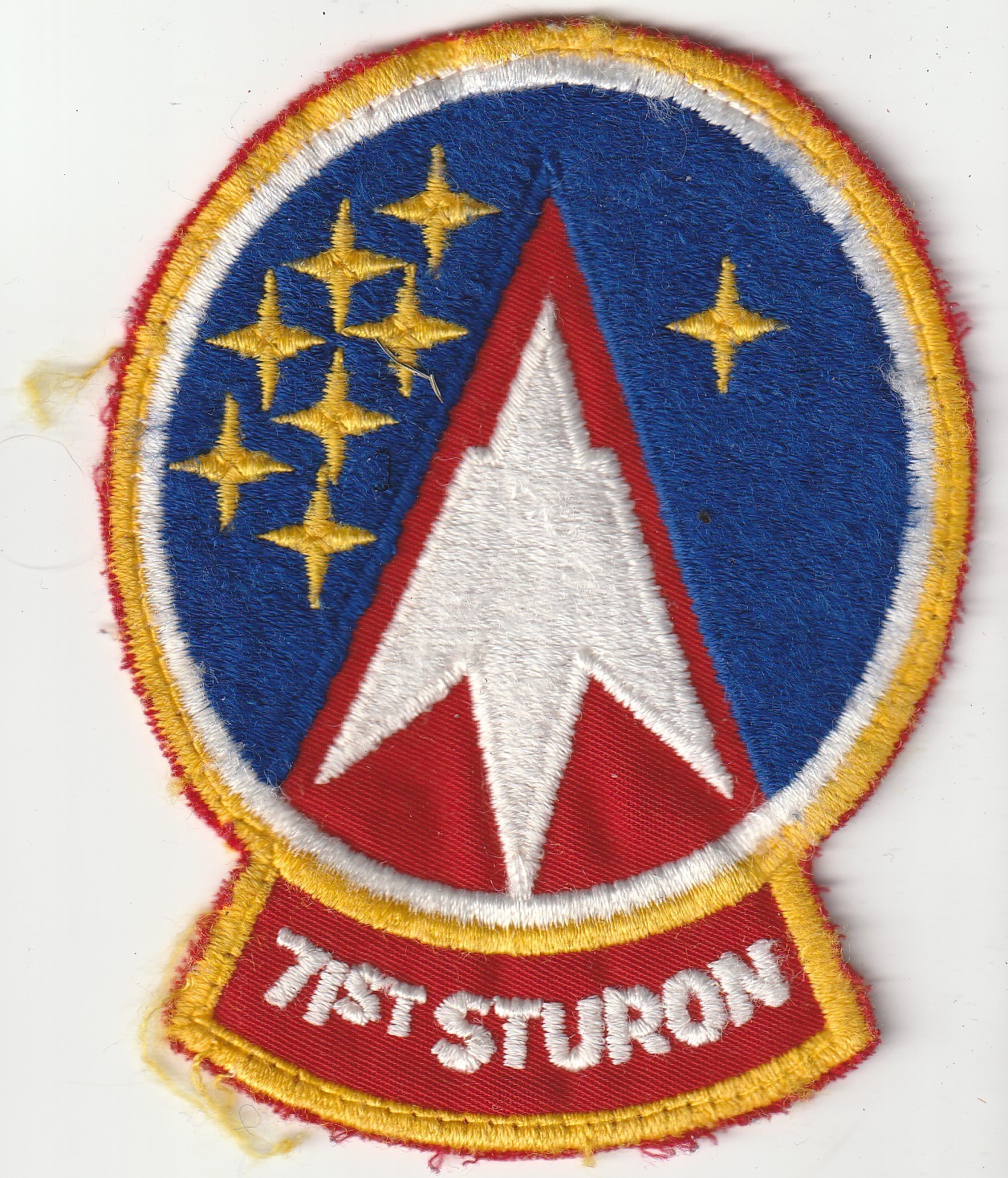 USAF air force 71st Student Sqn Vance AFB Oklahoma 11.5 x 9.5 cm patch