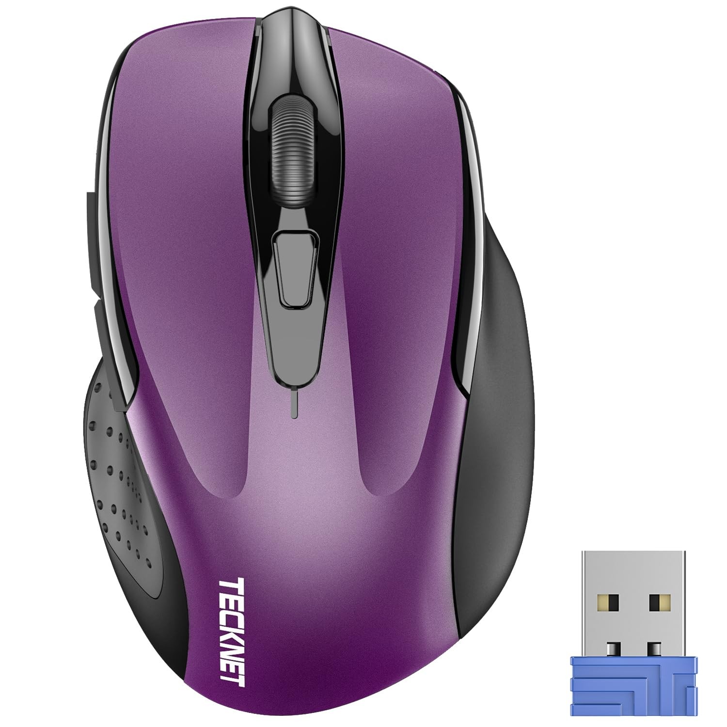 Wireless Mouse, 2.4G Ergonomic Optical Mouse, Computer Mouse for Laptop, PC, ...