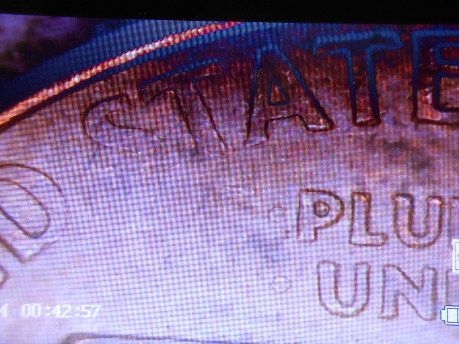 1968 d Lincoln cent with multiple errors