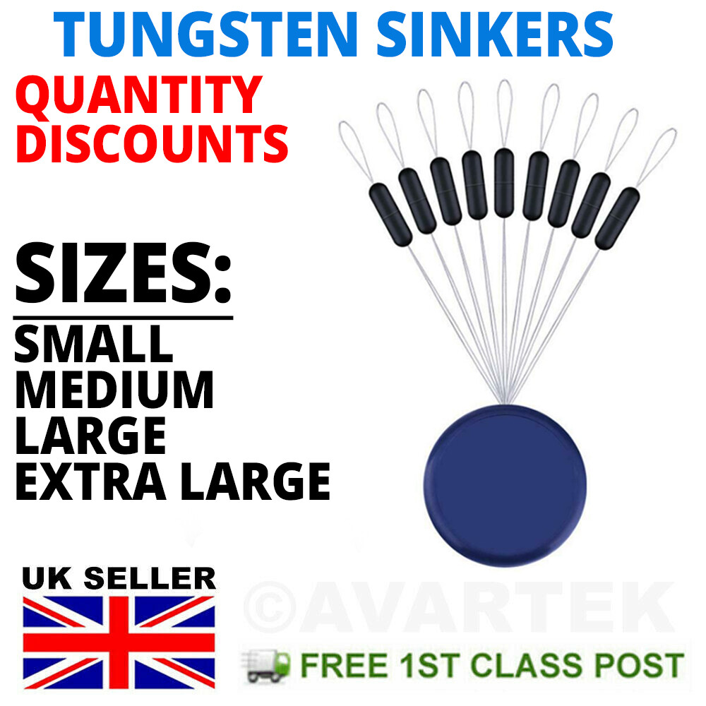 TUNGSTEN SINKERS SINKING CARP FISHING TERMINAL RIG TACKLE WEIGHT FOR HOOK LINKS