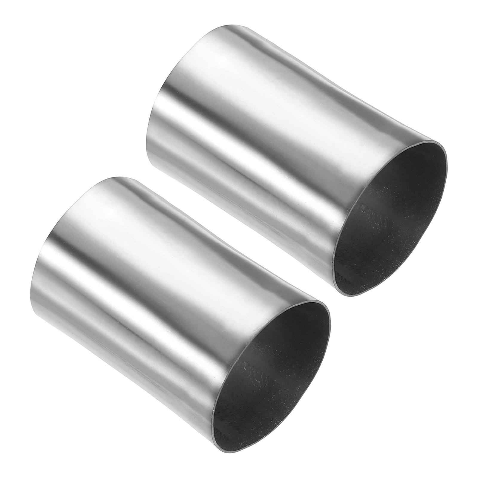 1 1/2" (38mm) ID Pipe Fitting 2pcs 304 Stainless Steel Coupling Connector 60mm