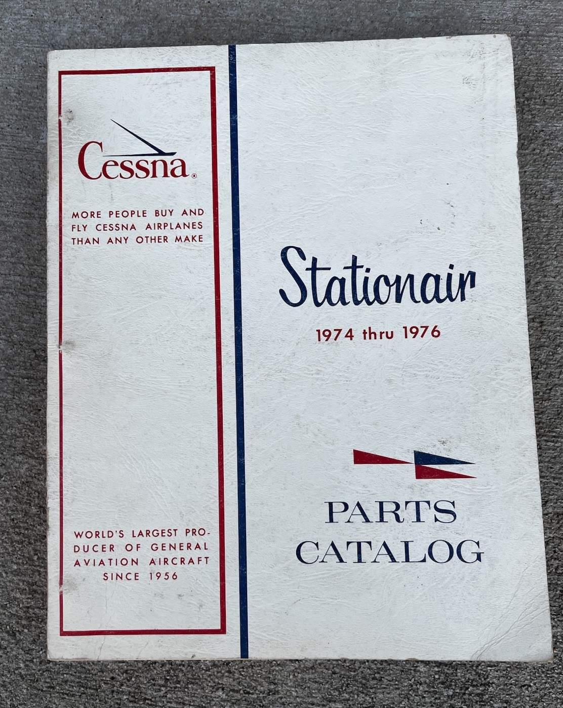 1974-1976 CESSNA Stationair Parts Catalog Manual Original