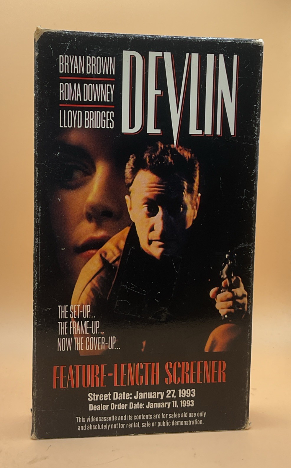 Devlin VHS 1992 Lloyd Bridges **PROMO SCREENER** **Buy 2 Get 1 Free**