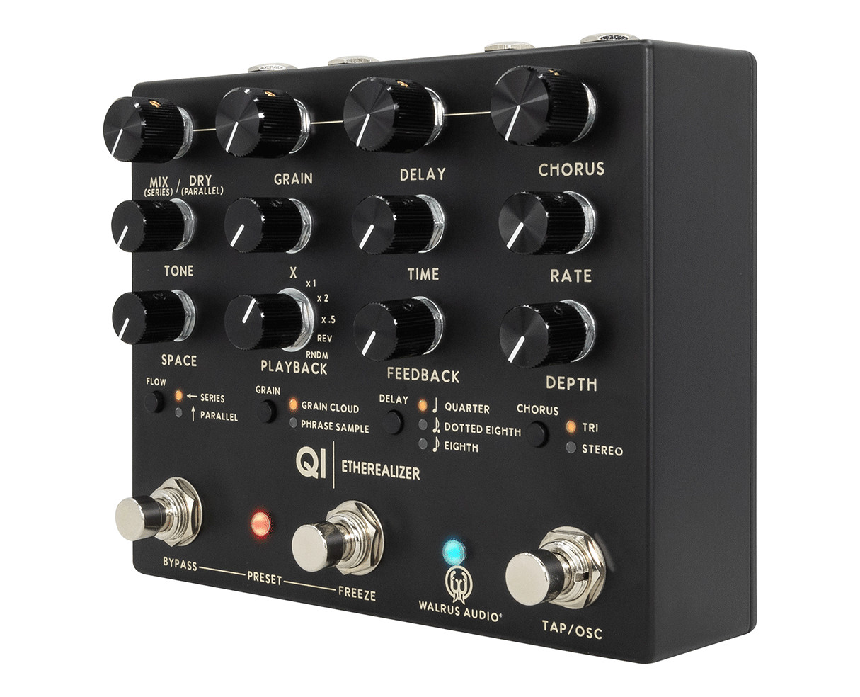 Walrus Audio Qi Etherealizer Multi Effect Pedal - Black