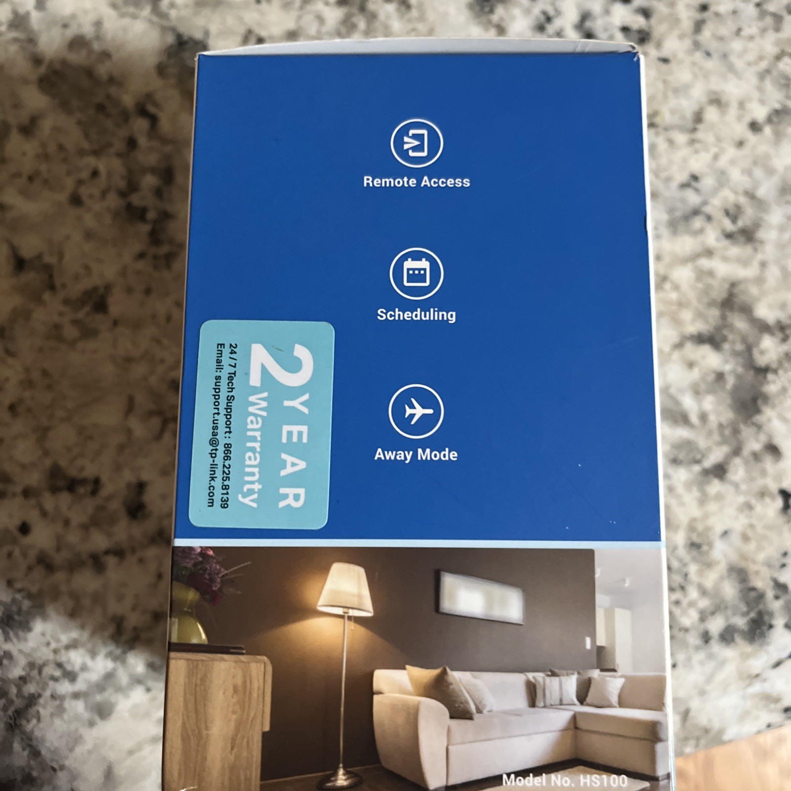 TP-LINK HS100(US)Smart WiFi Plug for Amazon Alexa & Google - New Open Box