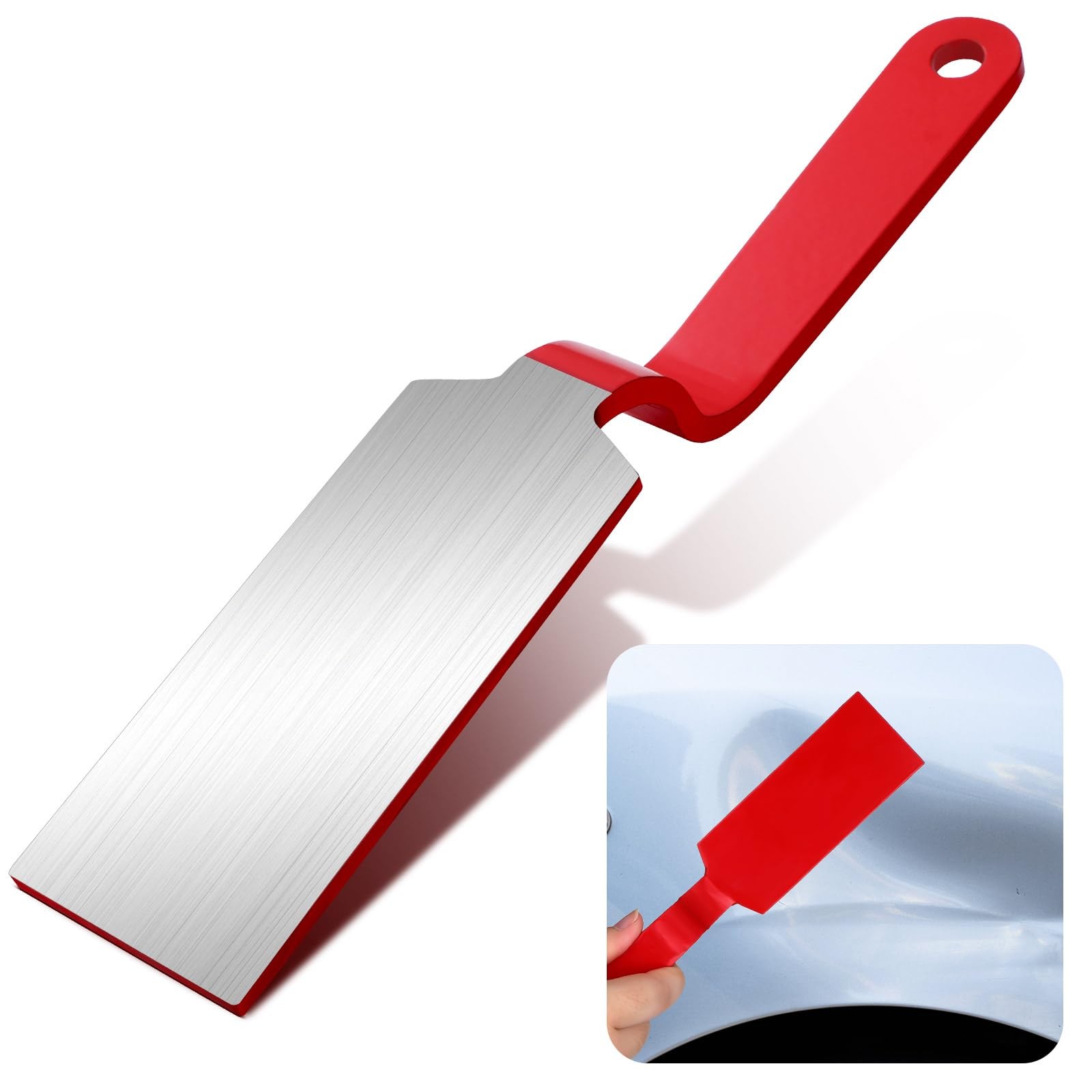 DaisyInner Professional Dinging Spoon Slapping Auto Body Dent Repair Red