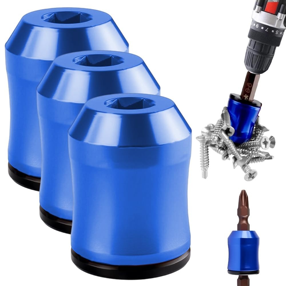 5PCS Magnetic Screw Holder Rings for Hex Screwdriver Bits & Drills