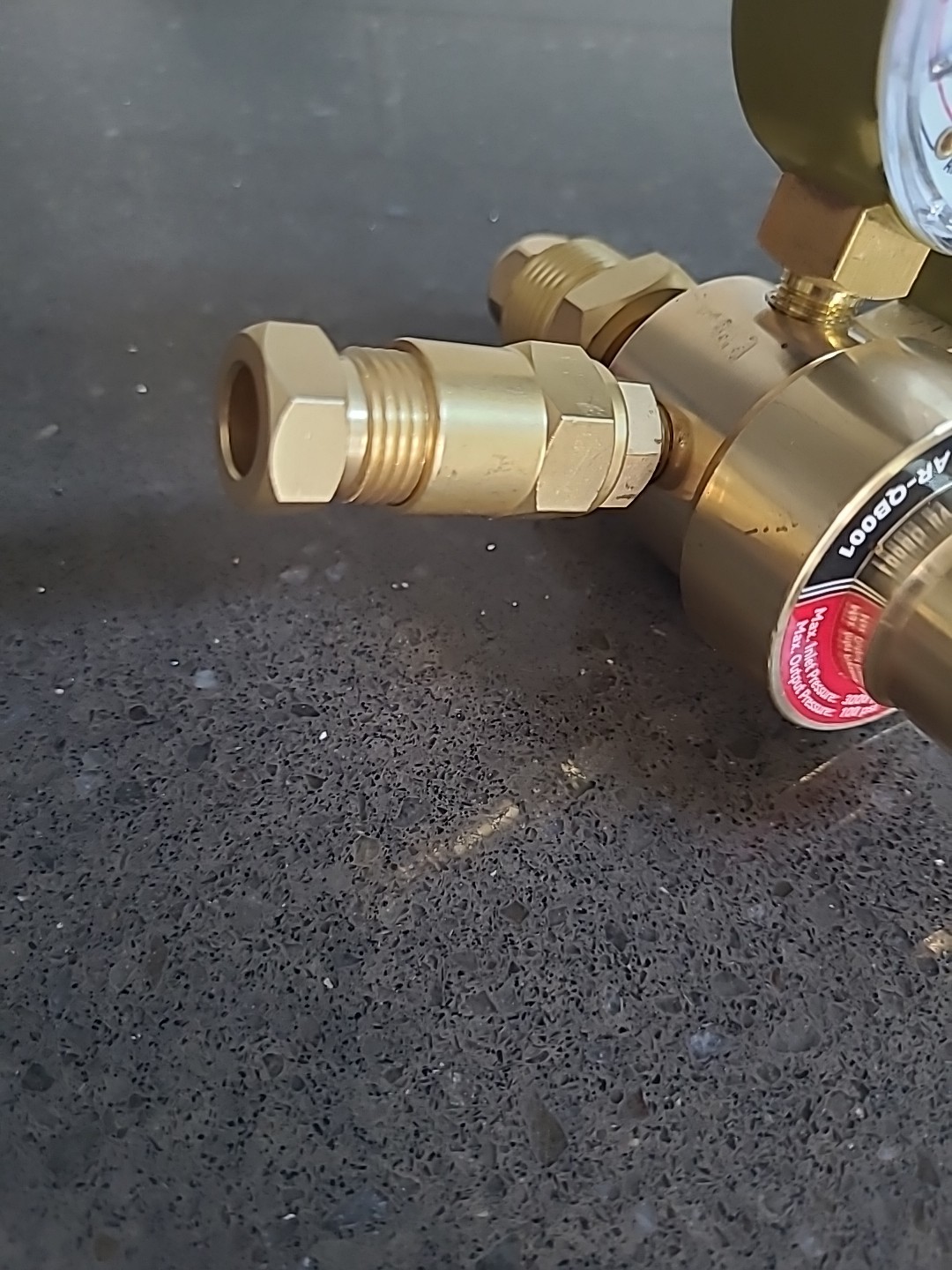 ARCCAPTAIN Argon/CO2 Regulator AR-QB001 AS SHOWN