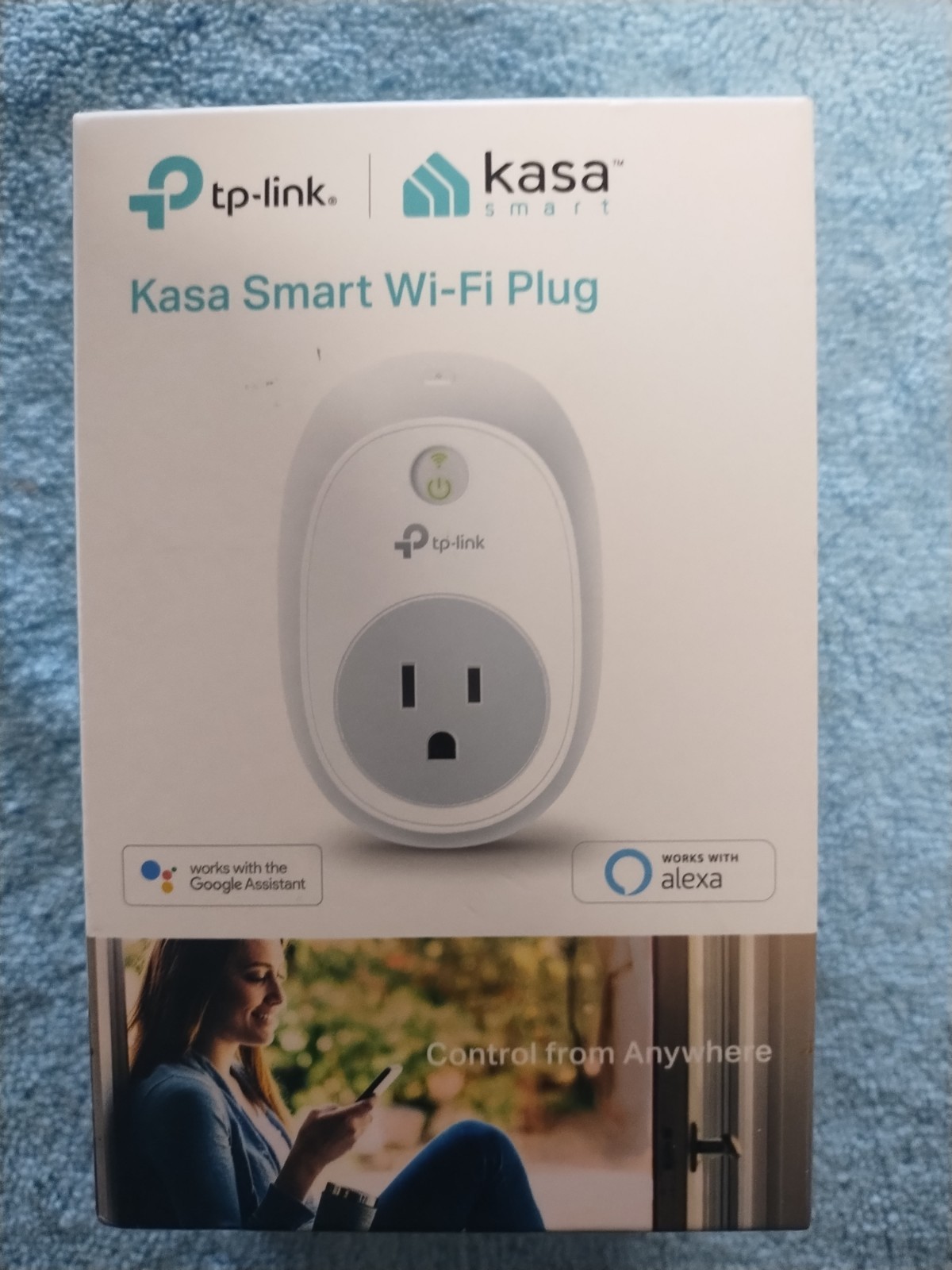 TP-Link HS100 Smart Wi-Fi Plug Kasa Outlet - Alexa & Google Assistant - New Seal