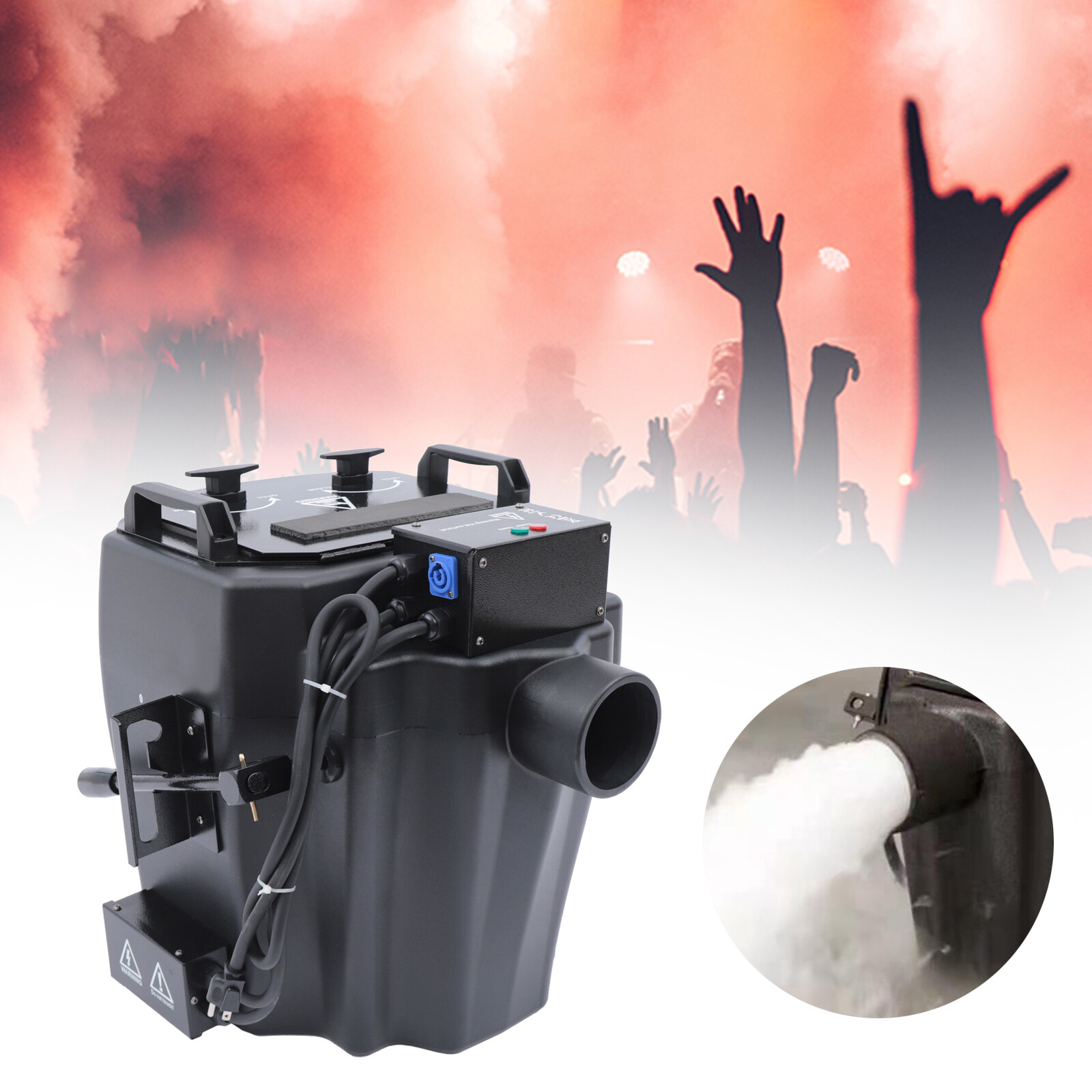 6000W Dry Ice Fog Machine Low Lying Smoke Machine Stage Effect For Wedding Party