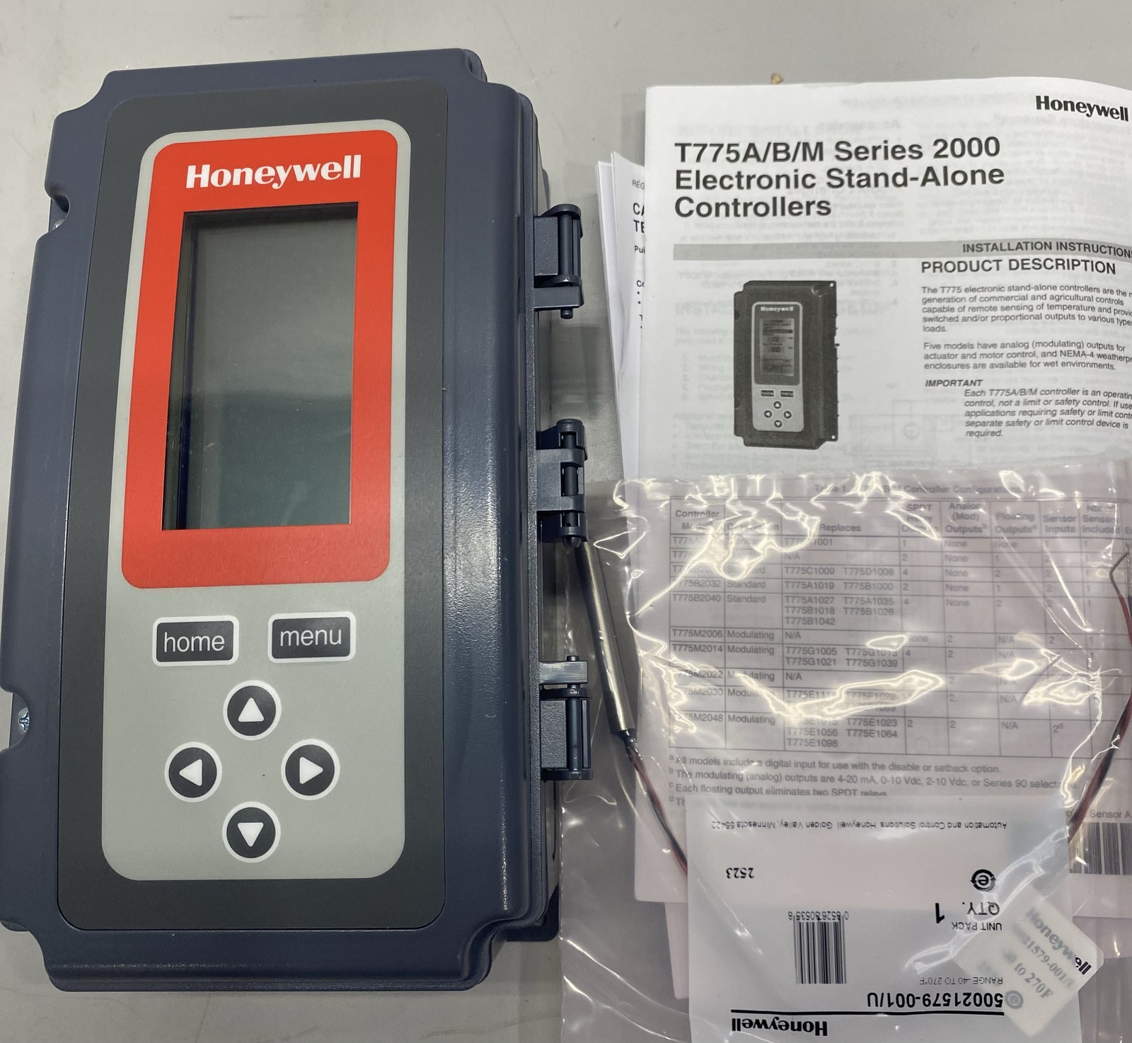 Honeywell Temp Control With 2 Inputs T775M2048
