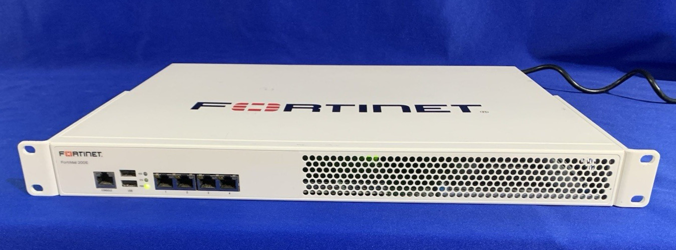 FORTINET FortiMail 200E FML-200E Email Security Appliance No HDD *Read*