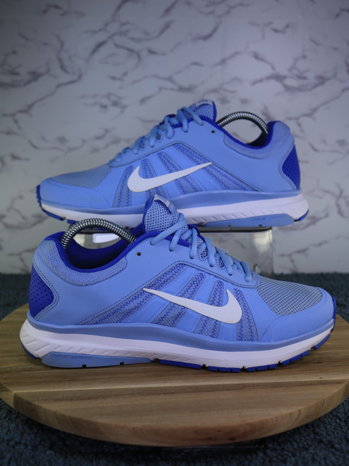 Nike Dart XII Shoes Blue White Running Sneakers Gym Sport 831535-403 Women Sz 11