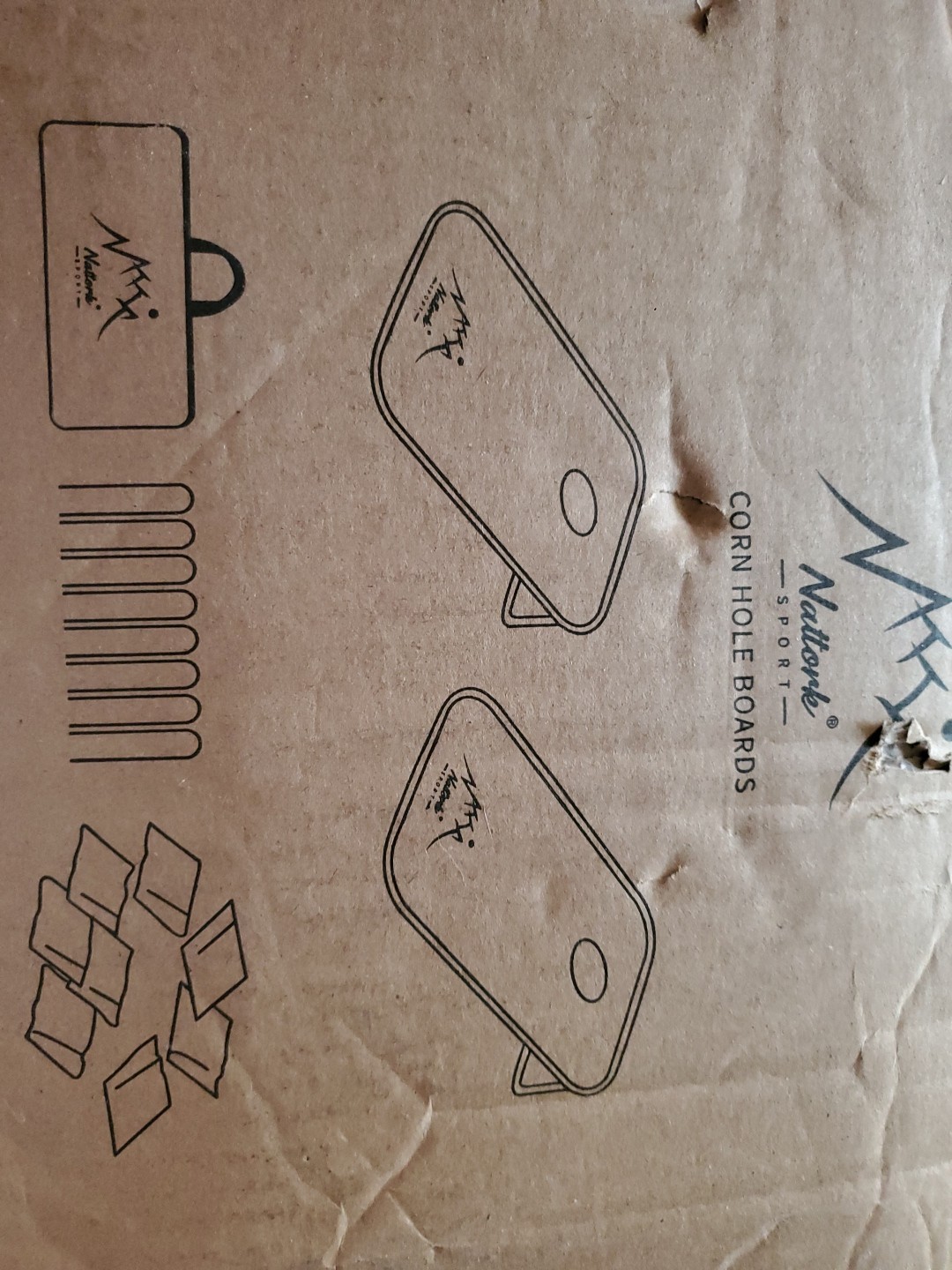 Portable Corn Hole Set New