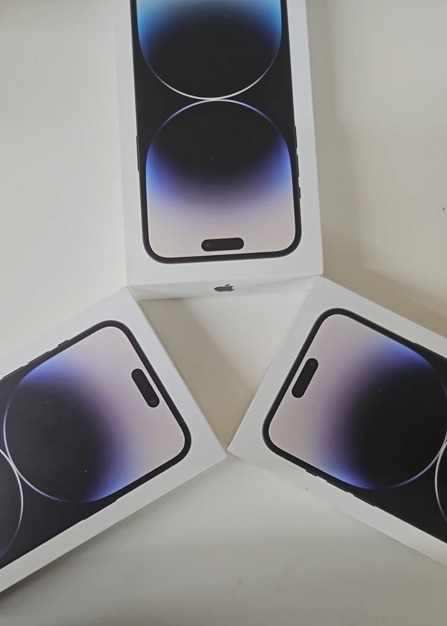 OEM Apple iPhone 14 Promax Black Empty Box–Lot of 3 | Bulk Packaging