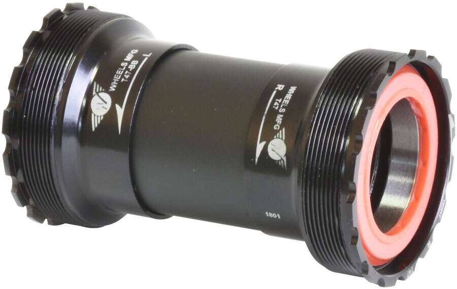 Wheels Manufacturing T47 Inboard Bottom Bracket - DUB Spindle, ABEC-3 Bearing