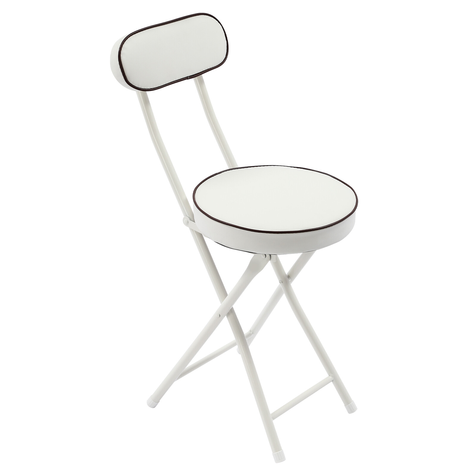 Upholstered Counter Stool 4pcs Bar Stool Portable Folding Kitchen Dining Chair