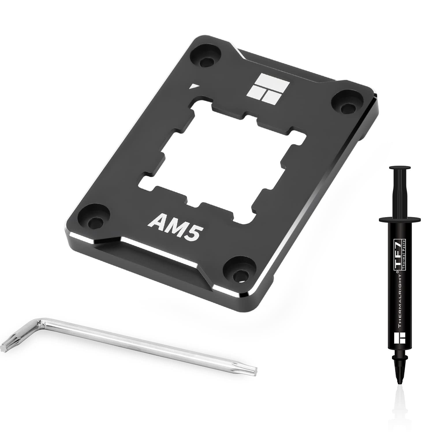 Asf-Black AM5 CPU Holder, Corrective Anti-Bending Fixing Frame, Full-Fit Fixed N